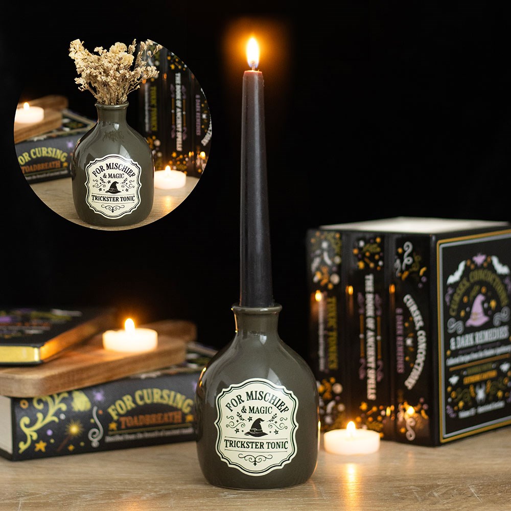 2 in 1 Potion Bottle Vase & Candle Holder