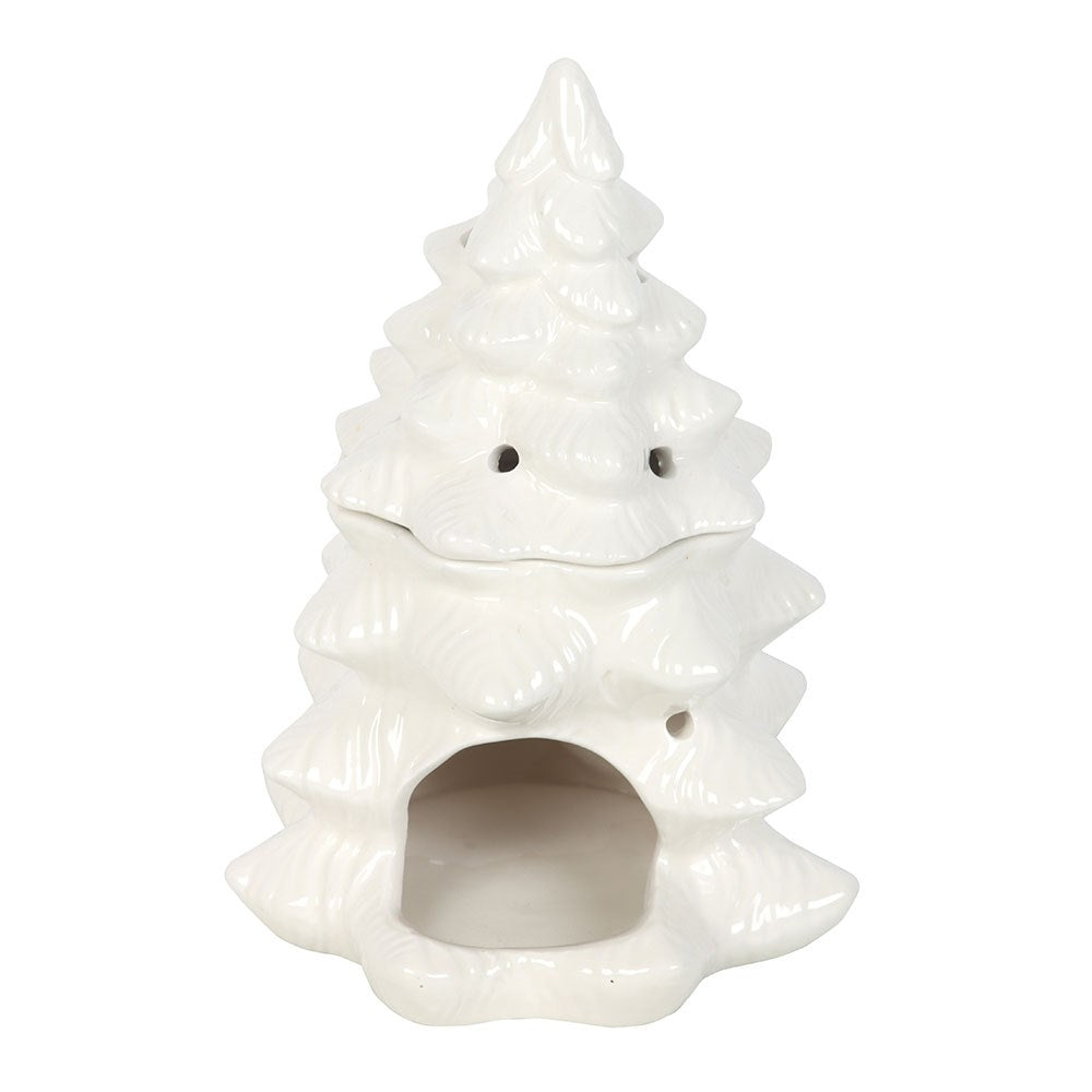 Fir Tree White | Tealight Wax Burner