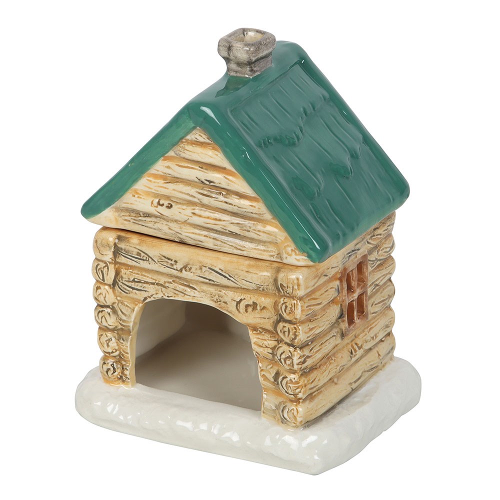 Ski Chalet Cabin | Tealight Wax Burner
