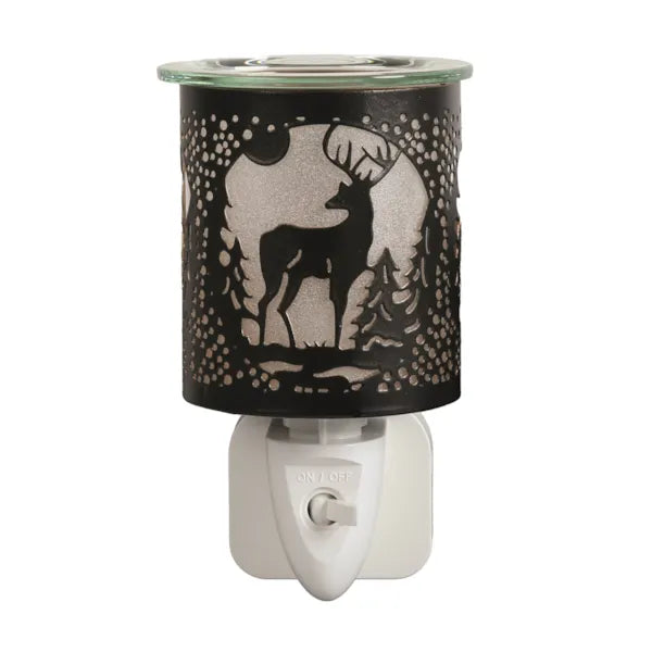 Silhouette Stag Black | Mini Plug In Burner