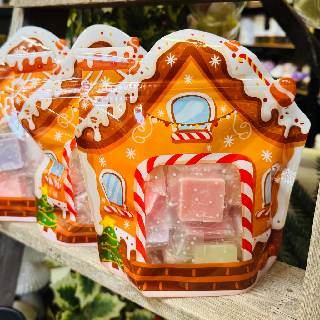15 Mini Wax Melts Gingerbread House Bag