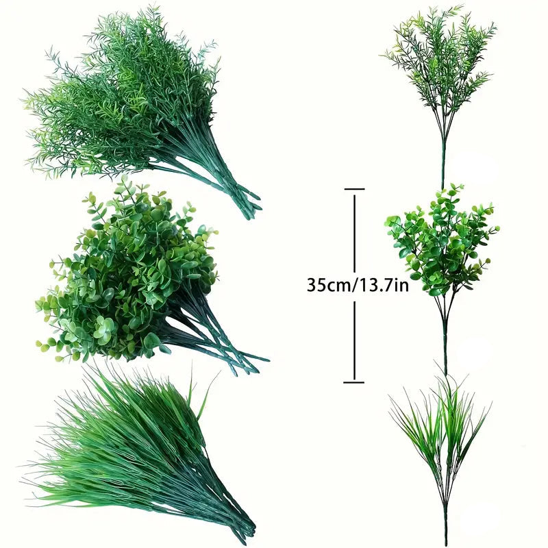 Artificial Grass Plant Foliage Stems