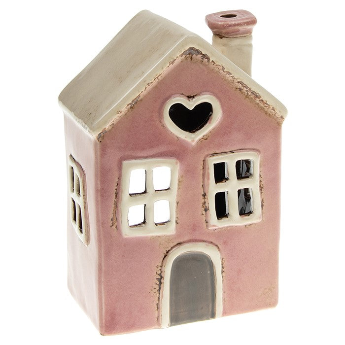 Pink House | Village Pottery Tealight Holder