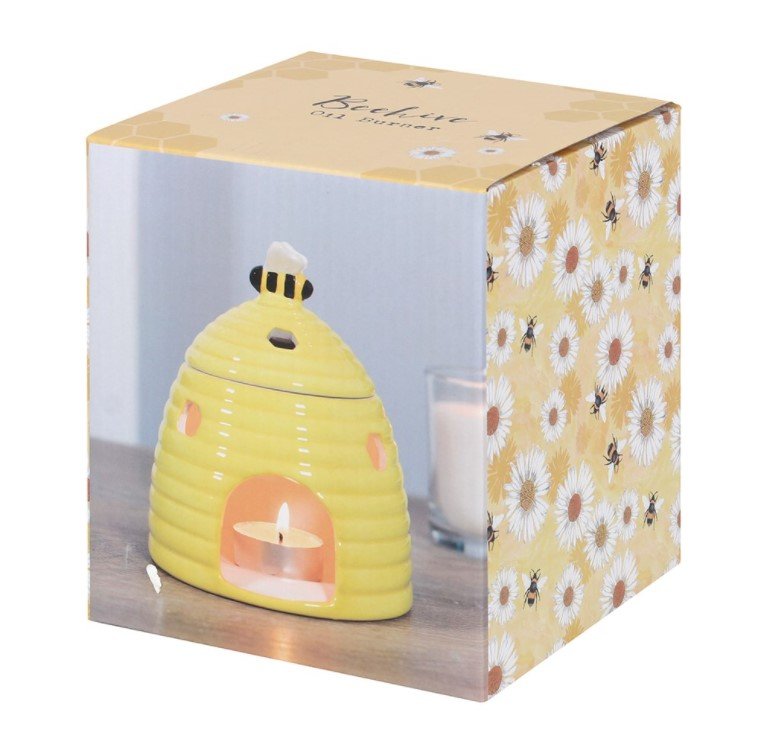 Yellow Beehive | Tealight Wax Burner