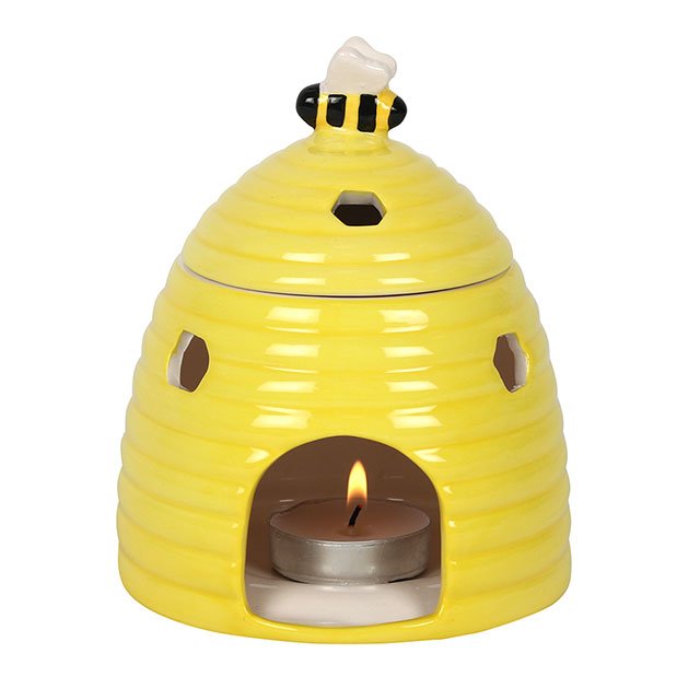 Yellow Beehive | Tealight Wax Burner