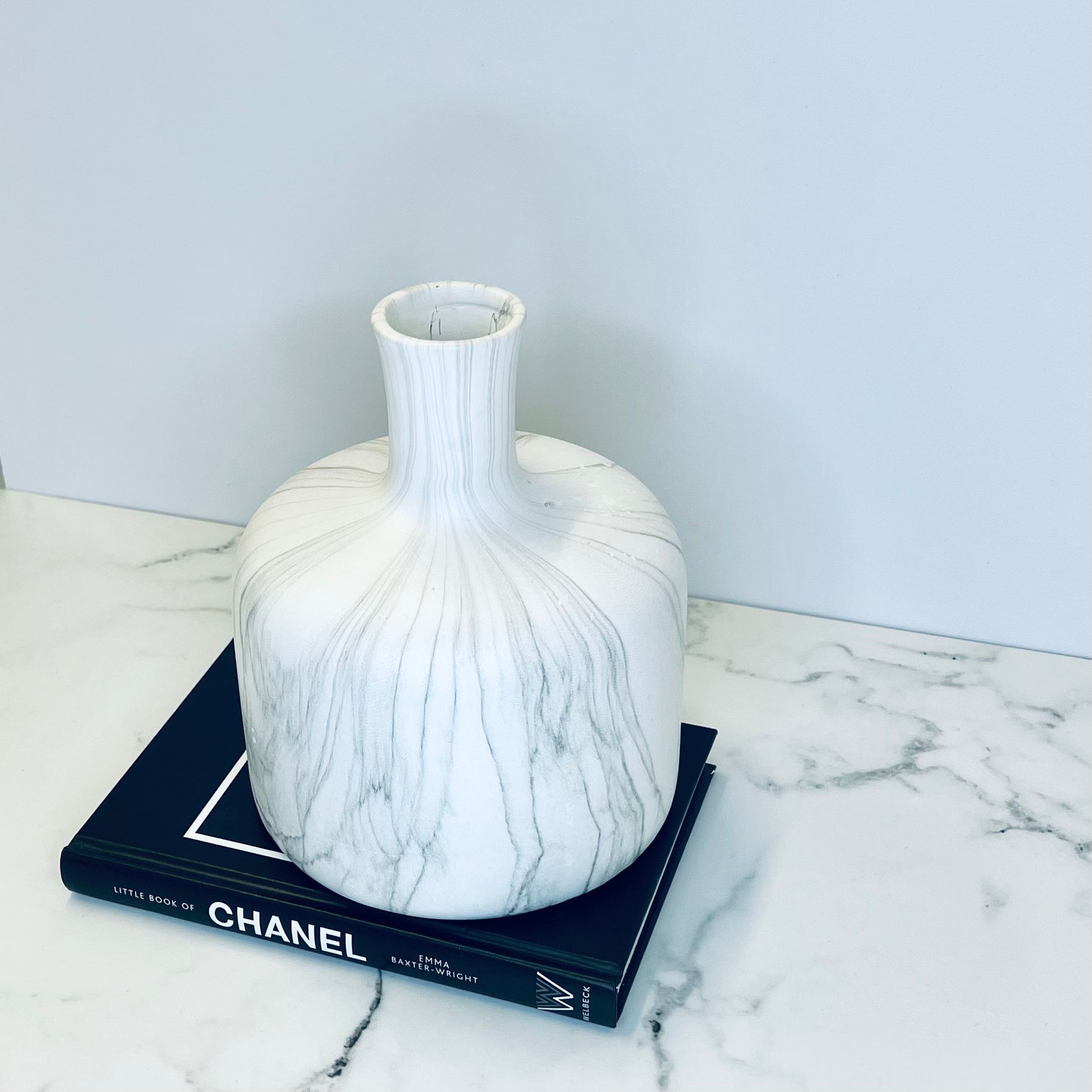 Riley White Marble | Opulence Vase